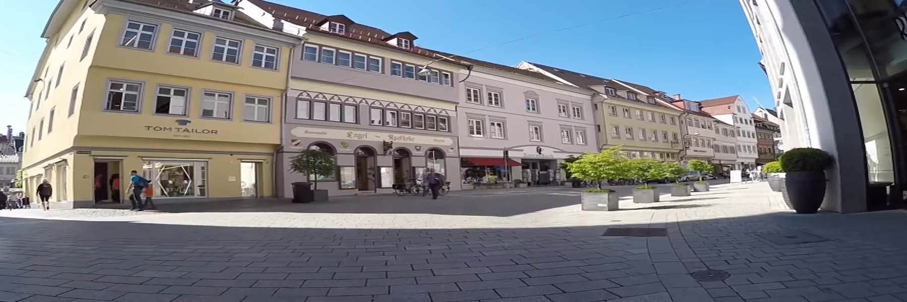 Die Ravensburger Innenstadt ist sehr beliebt zum Einkaufen